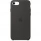 Apple Silicone Case - оригинален силиконов кейс за iPhone SE (2020) iPhone 8, iPhone 7 (черен) thumbnail 5