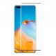 Premium Full Glue 5D Tempered Glass - обхващащо и ръбовете стъклено защитно покритие за дисплея на Huawei P40 Pro (черен) thumbnail