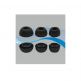 Soft Silicone Earplug - 4 броя силиконови тапи за Apple Airpods Pro (размер L) (черен) thumbnail 3
