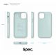 Elago Soft Silicone Case - силиконов (TPU) калъф за iPhone 12 mini (зелен) thumbnail 8