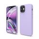 Elago Soft Silicone Case - силиконов (TPU) калъф за iPhone 12 mini (лилав) thumbnail