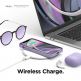 Elago Soft Silicone Case - силиконов (TPU) калъф за iPhone 12 mini (лилав) thumbnail 7