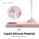 Elago Soft Silicone Case - силиконов (TPU) калъф за iPhone 12 mini (розов) thumbnail 3