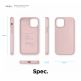 Elago Soft Silicone Case - силиконов (TPU) калъф за iPhone 12 mini (розов) thumbnail 8