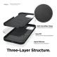 Elago Soft Silicone Case - силиконов (TPU) калъф за iPhone 12 mini (черен) thumbnail 4