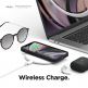 Elago Soft Silicone Case - силиконов (TPU) калъф за iPhone 12 mini (черен) thumbnail 7