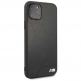 BMW M Collection Smooth PU Hard Case - кожен кейс за iPhone 12 Pro Max (черен) thumbnail 2