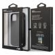 BMW M Collection Smooth PU Hard Case - кожен кейс за iPhone 12 Pro Max (черен) thumbnail 6