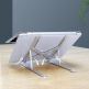 Portable Folding Aluminum Laptop Stand S - преносима алуминиева сгъваема поставка за MacBook и лаптопи от 11 до 13.8 инча (тъмносив) thumbnail 7