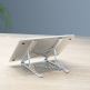 Portable Folding Aluminum Laptop Stand L - преносима алуминиева сгъваема поставка за MacBook и лаптопи от 14 до 17.3 инча (сребрист) thumbnail 4