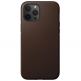 Nomad Leather Rugged Case - кожен (естествена кожа) кейс за iPhone 12 Pro Max (кафяв) thumbnail