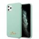 Guess Hard Silicone Case - силиконов (TPU) калъф за iPhone 11 Pro (светлозелен) thumbnail