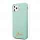 Guess Hard Silicone Case - силиконов (TPU) калъф за iPhone 11 Pro (светлозелен) thumbnail 3