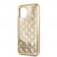 Guess Peony 4G Glitter Case - дизайнерски кейс с висока защита за iPhone 11 Pro (златист) thumbnail 3
