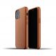 Mujjo Full Leather Case - кожен (естествена кожа) кейс за iPhone 12 mini (кафяв) thumbnail