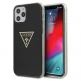 Guess Metallic Case - дизайнерски кейс с висока защита за iPhone 12 Pro Max (черен) thumbnail