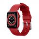 Elago Watch Sport Strap - силиконова (fluoro rubber) каишка за Apple Watch 38мм, 40мм (червен) thumbnail