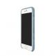 Power Support Ultrasuede Air Jacket - поликарбонатов кейс с микрофибърно покритие за iPhone SE (2020), iPhone 8, iPhone 7 (светлосин) thumbnail 4