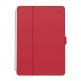 Speck Balance Folio Case - текстилен калъф и поставка за iPad 8 (2020), iPad 7 (2019) (червен-прозрачен) thumbnail