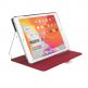 Speck Balance Folio Case - текстилен калъф и поставка за iPad 8 (2020), iPad 7 (2019) (червен-прозрачен) thumbnail 2