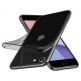 Spigen Liquid Crystal Case - тънък качествен термополиуретанов кейс за iPhone SE (2022), iPhone SE (2020), iPhone 8, iPhone 7 (черен-прозрачен) thumbnail 7