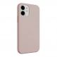 SwitchEasy Skin Case - силиконов (TPU) калъф за iPhone 12, iPhone 12 Pro (розов) thumbnail 3