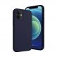 SwitchEasy Skin Case - силиконов (TPU) калъф за iPhone 12, iPhone 12 Pro (тъмносин) thumbnail
