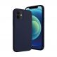 SwitchEasy Skin Case - силиконов (TPU) калъф за iPhone 12 mini (тъмносин) thumbnail