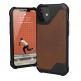 Urban Armor Gear Metropolis LT Supple Italian Leather (LTHR) - удароустойчив хибриден (естествена кожа и TPU) кейс за iPhone 12 Mini (кафяв) thumbnail