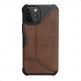 Urban Armor Gear Metropolis Supple Italian Leather (LTHR) - удароустойчив хибриден кейс тип портфейл за iPhone 12, iPhone 12 Pro (кафяв) thumbnail 2
