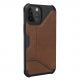 Urban Armor Gear Metropolis Supple Italian Leather (LTHR) - удароустойчив хибриден кейс тип портфейл за iPhone 12, iPhone 12 Pro (кафяв) thumbnail 3