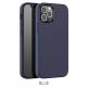 Hoco Pure Series Silicone Protective Case - силиконов (TPU) калъф за iPhone 12 Pro Max (син)  thumbnail