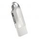 Hoco Premium 128GB USB-C Male Flash Drive + USB 3.0 Female - USB флаш памет с USB-C порт за компютри смартфони и таблети (сребрист) thumbnail 6