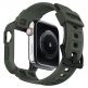 Spigen Rugged Armor Case Pro - удароустойчив TPU кейс за Apple Watch 44mm (тъмнозелен) thumbnail 2