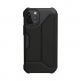 Urban Armor Gear Metropolis Satin Touch Armor Case - удароустойчив хибриден кейс, тип портфейл за iPhone 12, iPhone 12 Pro (черен) thumbnail