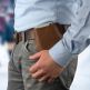 4smarts Belt Case Universal - кожен калъф за колана със закопчалка за смартфони до 6.5 инча (кафяв) thumbnail 3