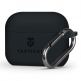 Tactical TPU Velvet Smoothie Carabiner Case - термополиуретанов (TPU) удароустойчив калъф за Apple AirPods Pro (черен)  thumbnail