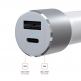 Satechi 72W Type-C PD Car Charger - зарядно за кола с USB и USB-C изходи и технология за бързо зареждане (сребрист) thumbnail 7
