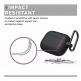 Urban Armor Gear Soft Touch U Silicone Case - удароустойчив силиконов калъф с карабинер за Apple Airpods и Apple Airpods 2 (черен) thumbnail 7