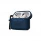 Urban Armor Gear Standard Issue Hard Case 001 - водо и удароустойчив силиконов (TPU) кейс с карабинер за Apple Airpods Pro (син) thumbnail 5