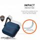 Urban Armor Gear Standard Issue Hard Case 001 - водо и удароустойчив силиконов (TPU) кейс с карабинер за Apple Airpods Pro (син) thumbnail 8