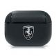 Ferrari Signature Leather Case - кожен кейс (естествена кожа) за Apple Airpods Pro (черен) thumbnail