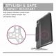 Urban Armor Gear U Lucent Case - удароустойчив хибриден кейс от най-висок клас за iPad Air 4 (2020), iPad Pro 11 (2020), iPad Pro 11 (2018) (черен-прозрачен) thumbnail 7