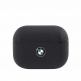 BMW Signature Leather Case - кожен кейс (естествена кожа) за Apple Airpods Pro (тъмносин) thumbnail