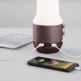 Lexon LA106MX Terrace Lamp, Bluetooth Speaker And Power Bank - дизайнерска LED лампа с 6W спийкър и 4000 mAh външна батерия (кафяв) thumbnail 2