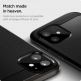 Spigen Optik Lens Protector - комплект 2 броя предпазни стъклени протектора за камерата на iPhone 12 (черен) thumbnail 3
