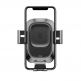 Baseus Smart Vehicle Bracket Wireless Charger (WXZN-B01) - поставка за таблото и стъклото на кола с безжично зареждане за Qi съвместими смартфони (черен) thumbnail 2