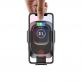 Baseus Smart Vehicle Bracket Wireless Charger (WXZN-B01) - поставка за таблото и стъклото на кола с безжично зареждане за Qi съвместими смартфони (черен) thumbnail 14