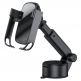 Baseus 5in1 Vehicle Bracket Wireless Charger 10W (WXHW01-B01) - поставка за радиатора и таблото на кола с безжично зареждане за Qi съвместими смартфони (черен) thumbnail