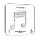 Happy Plugs Wireless II Earbuds - безжични Bluetooth слушалки с микрофон за мобилни устройства (бял)  thumbnail 5
